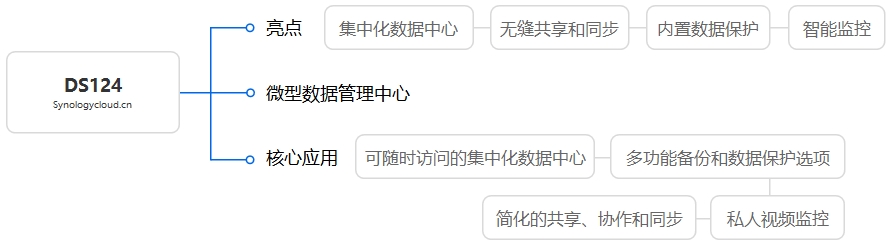 DS124核心应用及特色拓扑图
